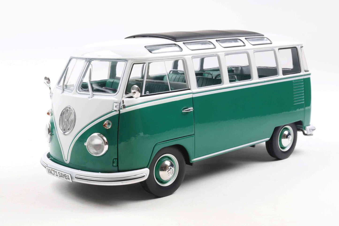 Solido 1962 Volkswagen T1 Samba Minibus Green 1:18 Cartsfy Inc.