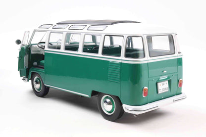 Solido 1962 Volkswagen T1 Samba Minibus Green 1:18 Cartsfy Inc.