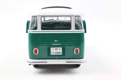 Solido 1962 Volkswagen T1 Samba Minibus Green 1:18 Cartsfy Inc.
