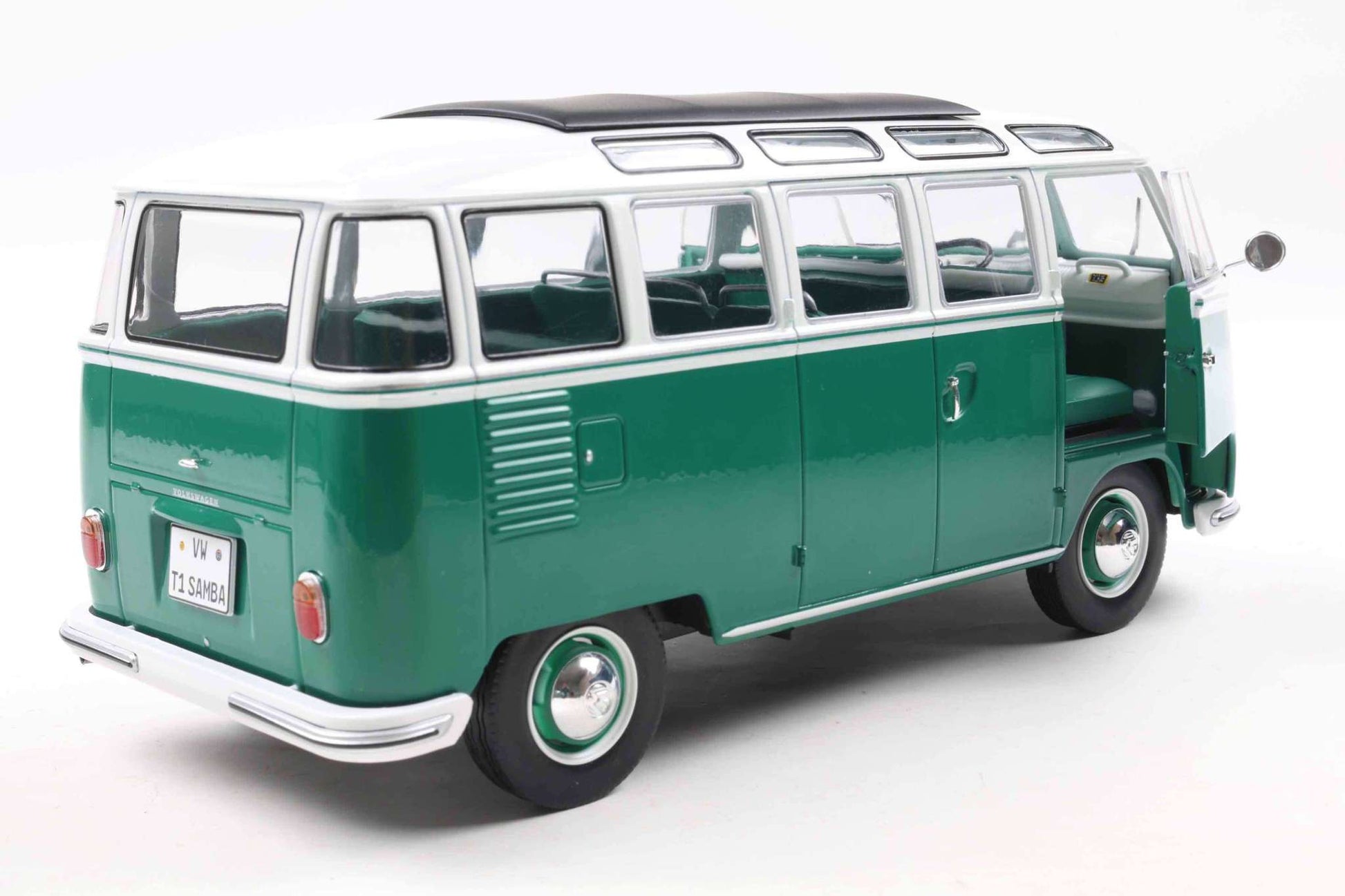 Solido 1962 Volkswagen T1 Samba Minibus Green 1:18 Cartsfy Inc.