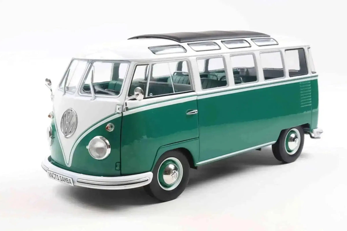 Solido 1962 Volkswagen T1 Samba Minibus Green 1:18 Cartsfy Inc.