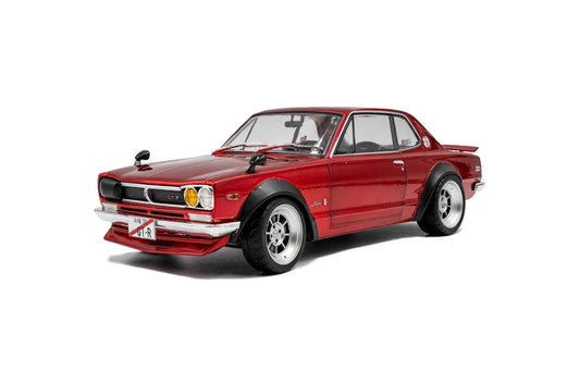 Solido 1970 Nissan Skyline (C10) Hakosuka Red 1:18 Cartsfy Inc.