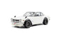 Solido 1970 Nissan Skyline (C10) Hakosuka White 1:18 STM Diecast Default Title Default Title-