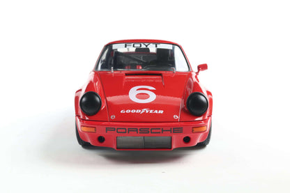 Solido 1974 Porsche 911 RS 3.0L #6 IROC Daytona Red Foyt 1:18 Cartsfy Inc.