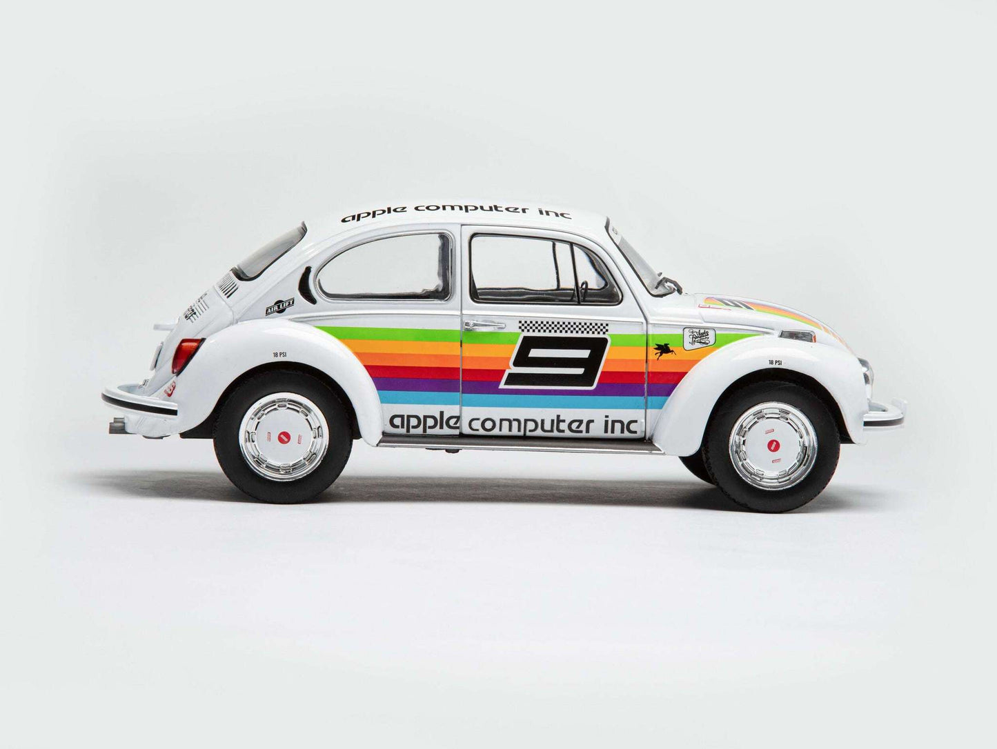 Solido 1975 Volkswagen Beetle 1303 K3 Tribute #9 White 1:18 Cartsfy Inc.
