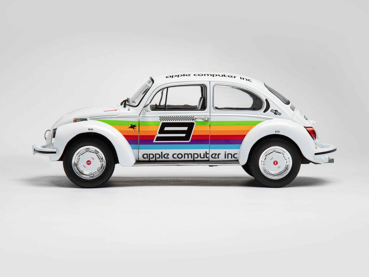 Solido 1975 Volkswagen Beetle 1303 K3 Tribute #9 White 1:18 Cartsfy Inc.