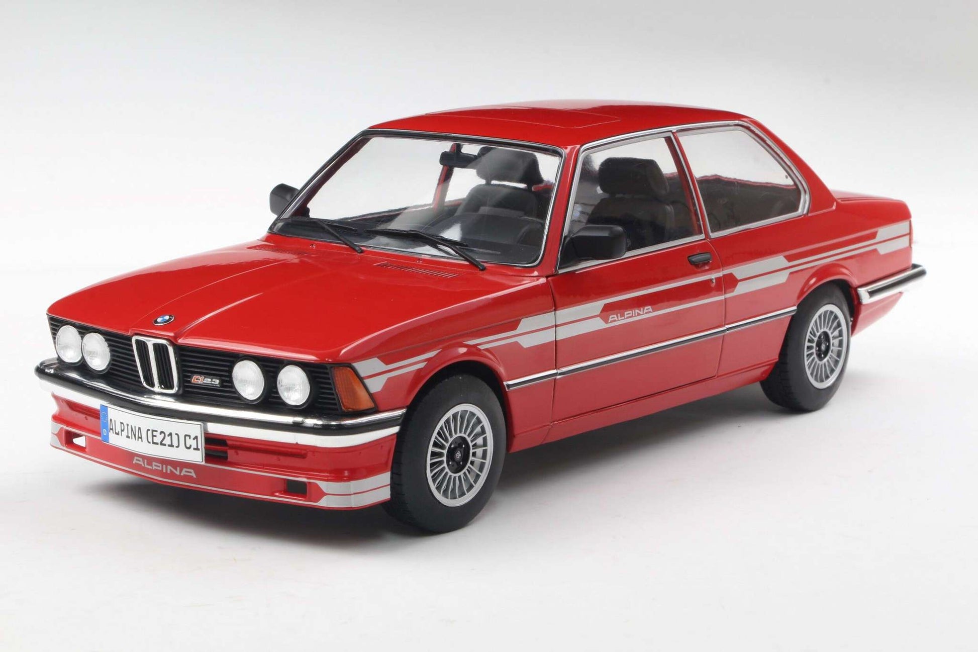 Solido 1980 BMW Alpina C1 (E21) 2.3 Red 1:18 STM Diecast Default Title Default Title-