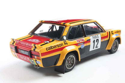Solido 1980 Fiat 131 Abarth No 12 Rallye Montecarlo 1980 Yellow 1:18 STM Diecast Default Title Default Title-