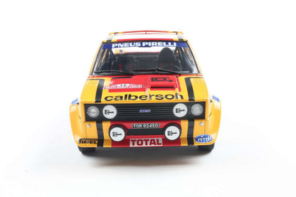 Solido 1980 Fiat 131 Abarth No 12 Rallye Montecarlo 1980 Yellow 1:18 STM Diecast Default Title Default Title-