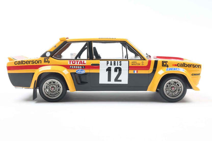 Solido 1980 Fiat 131 Abarth No 12 Rallye Montecarlo 1980 Yellow 1:18 STM Diecast Default Title Default Title-