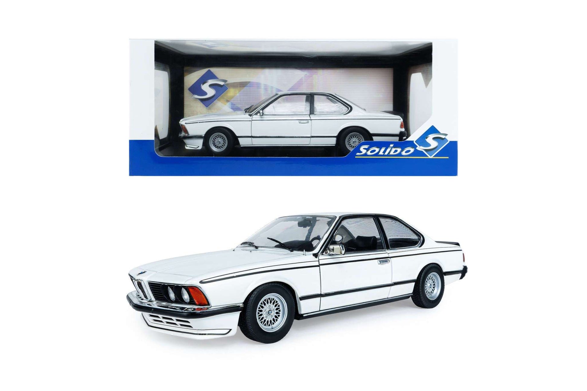 Solido 1984 BMW 635 CSI (E24) Hartge White 1:18 STM Diecast Default Title Default Title-