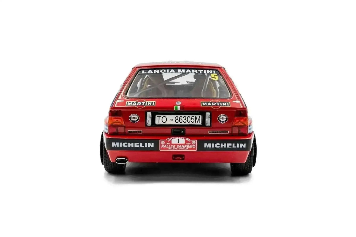 Solido 1989 Lancia Delta HF Integrale #1 San Remo Red 1:18 Cartsfy Inc.