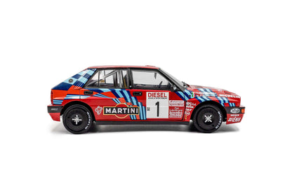 Solido 1989 Lancia Delta HF Integrale #1 San Remo Red 1:18 STM Diecast Default Title Default Title-