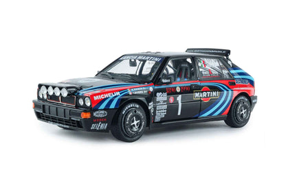 Solido 1990 Lancia Delta HF Integrale Tribute to Biason Rallye Montecarlo Black 1:18 STM Diecast Default Title Default Title-