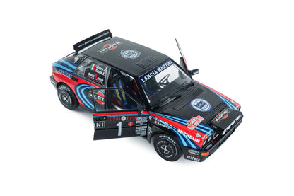Solido 1990 Lancia Delta HF Integrale Tribute to Biason Rallye Montecarlo Black 1:18 STM Diecast Default Title Default Title-