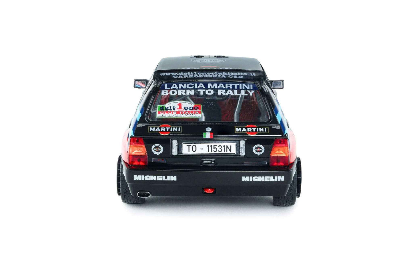 Solido 1990 Lancia Delta HF Integrale Tribute to Biason Rallye Montecarlo Black 1:18 STM Diecast Default Title Default Title-