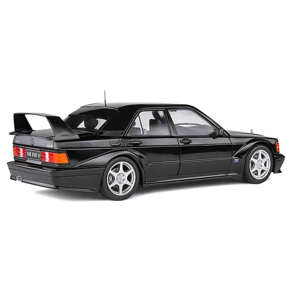 Solido 1990 Mercedes-Benz 190 (W201) EVO II Black 1:18 STM Diecast Default Title Default Title-