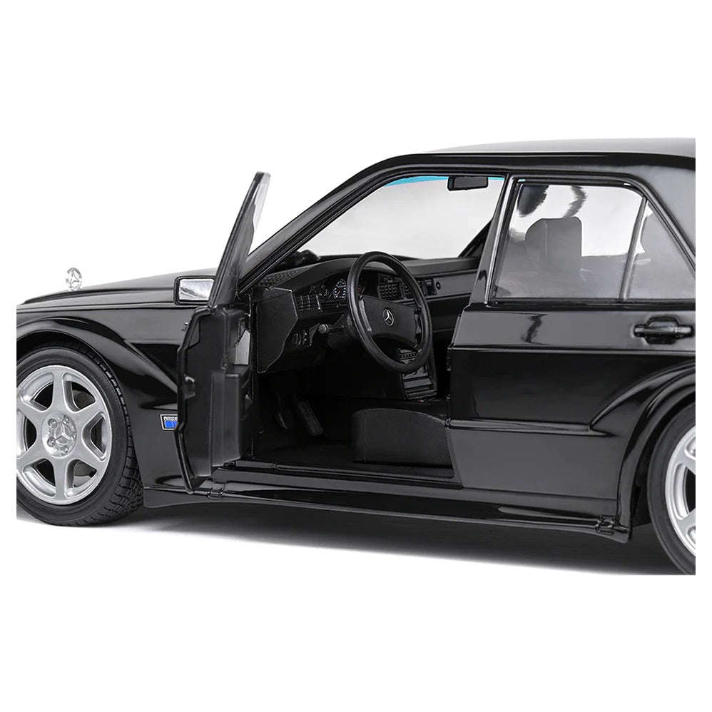 Solido 1990 Mercedes-Benz 190 (W201) EVO II Black 1:18 STM Diecast Default Title Default Title-