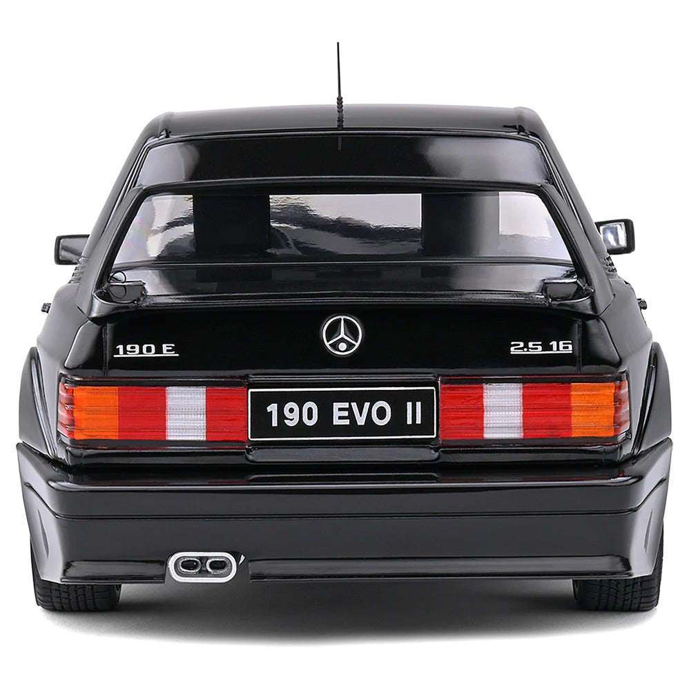 Solido 1990 Mercedes-Benz 190 (W201) EVO II Black 1:18 STM Diecast Default Title Default Title-