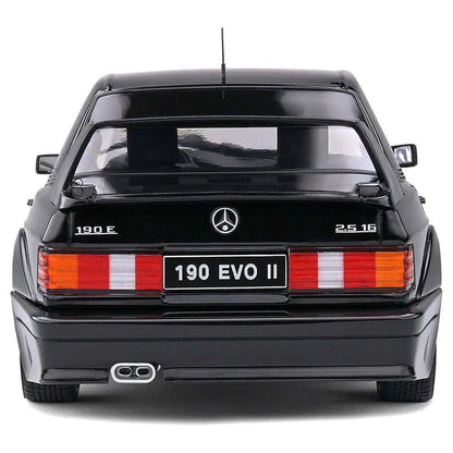 Solido 1990 Mercedes-Benz 190 (W201) EVO II Black 1:18 Cartsfy Inc.