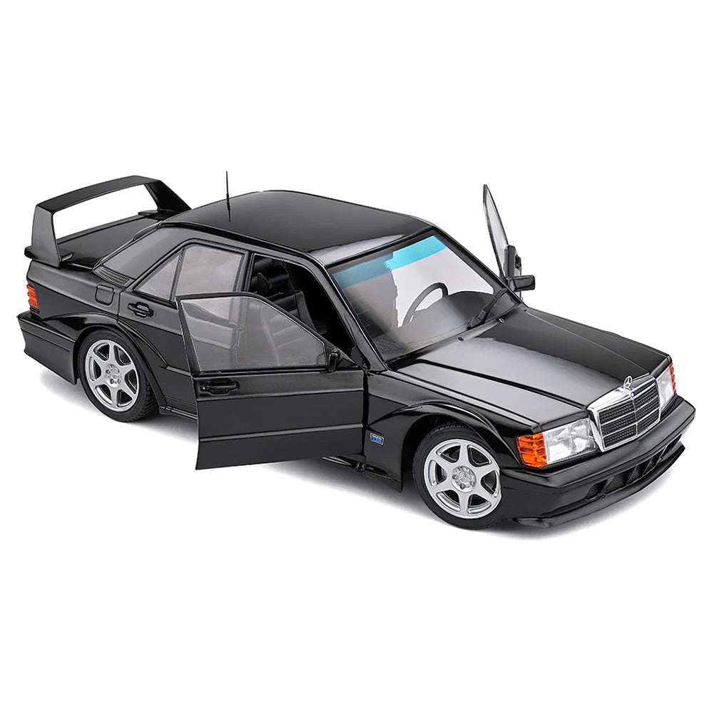 Solido 1990 Mercedes-Benz 190 (W201) EVO II Black 1:18 STM Diecast Default Title Default Title-