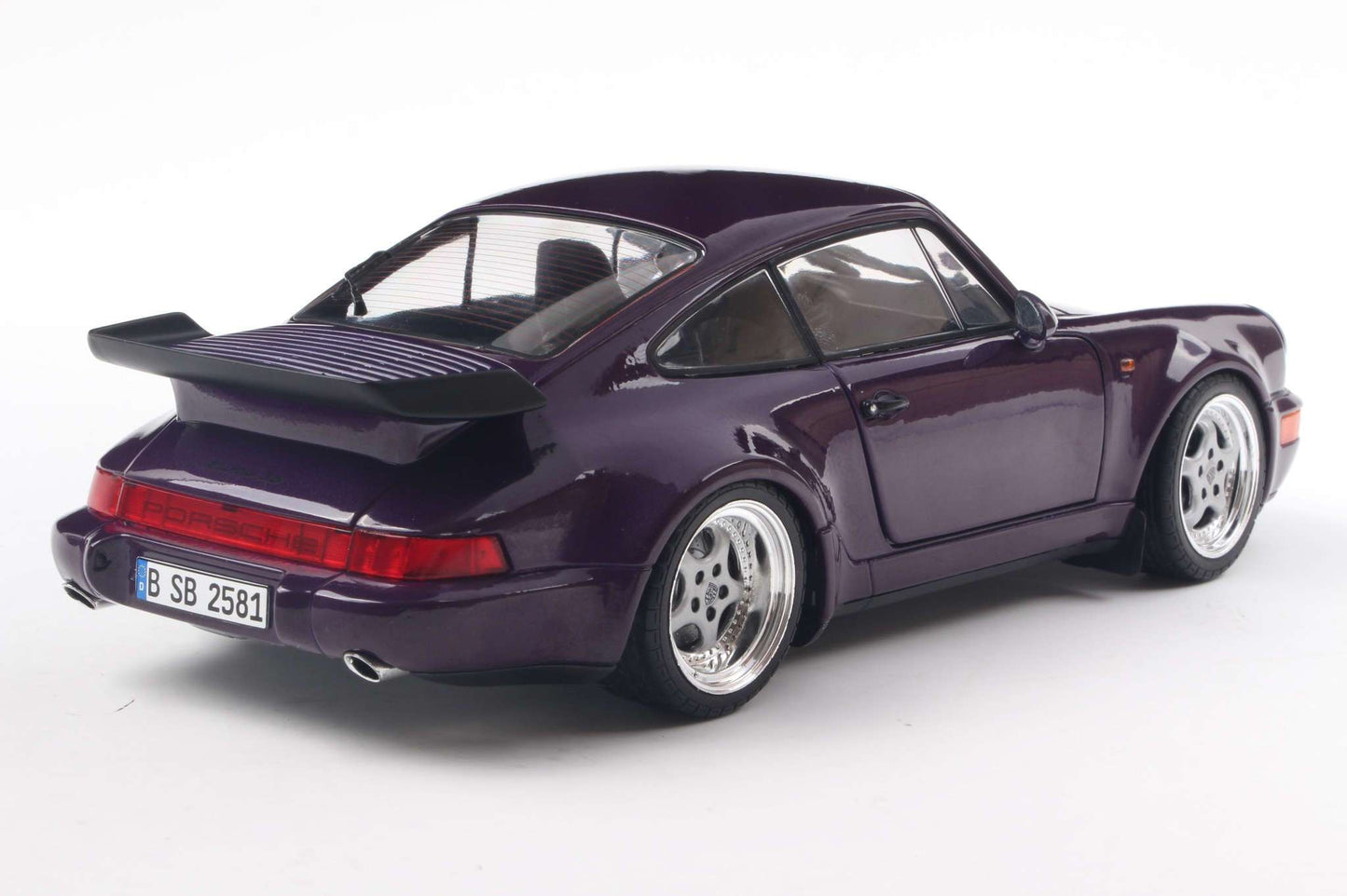 Solido 1990 Porsche 911 (964) Turbo 3.6 Violet Purple Metallic 1:18 STM Diecast Default Title Default Title-
