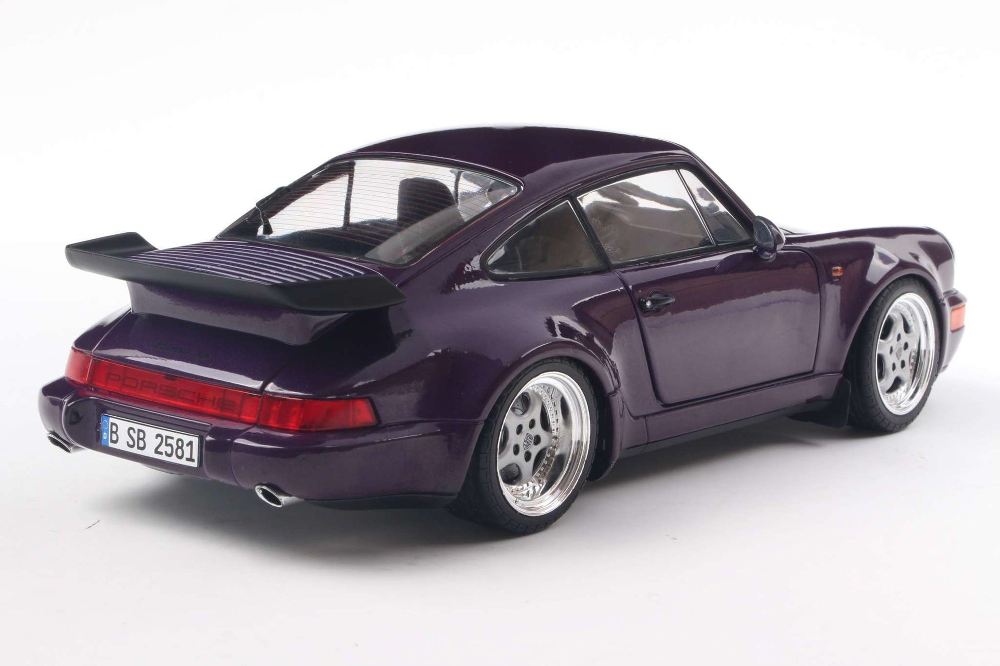Solido 1990 Porsche 911 (964) Turbo 3.6 Violet Purple Metallic 1:18 STM Diecast Default Title Default Title-