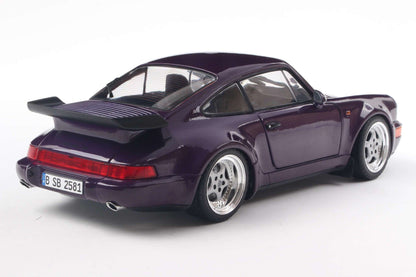 Solido 1990 Porsche 911 (964) Turbo 3.6 Violet Purple Metallic 1:18 STM Diecast Default Title Default Title-