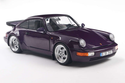 Solido 1990 Porsche 911 (964) Turbo 3.6 Violet Purple Metallic 1:18 STM Diecast Default Title Default Title-