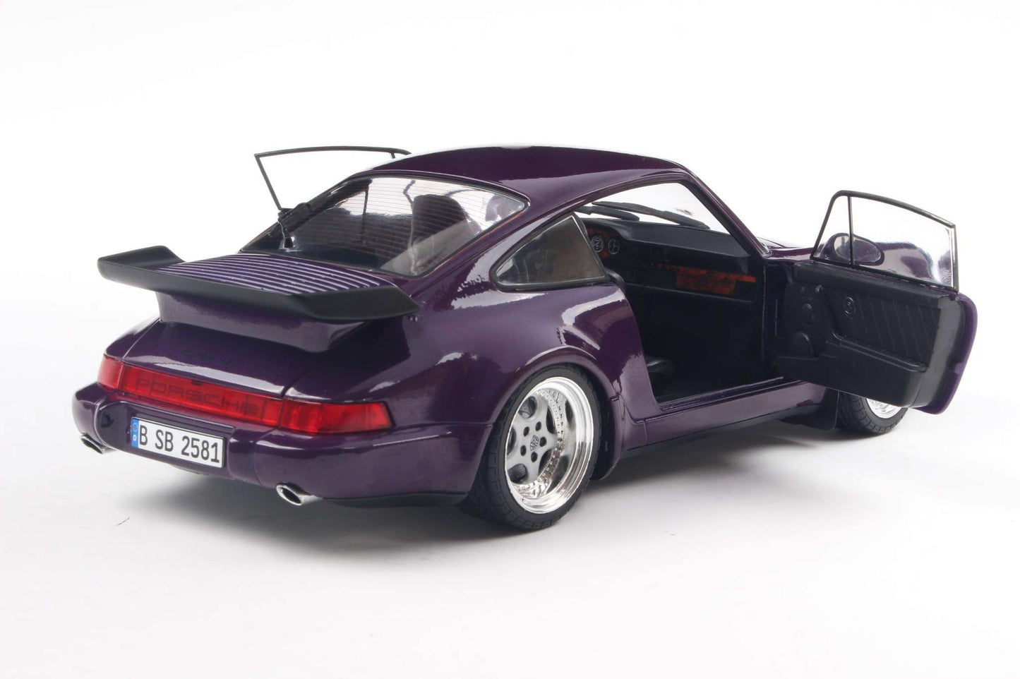 Solido 1990 Porsche 911 (964) Turbo 3.6 Violet Purple Metallic 1:18 STM Diecast Default Title Default Title-