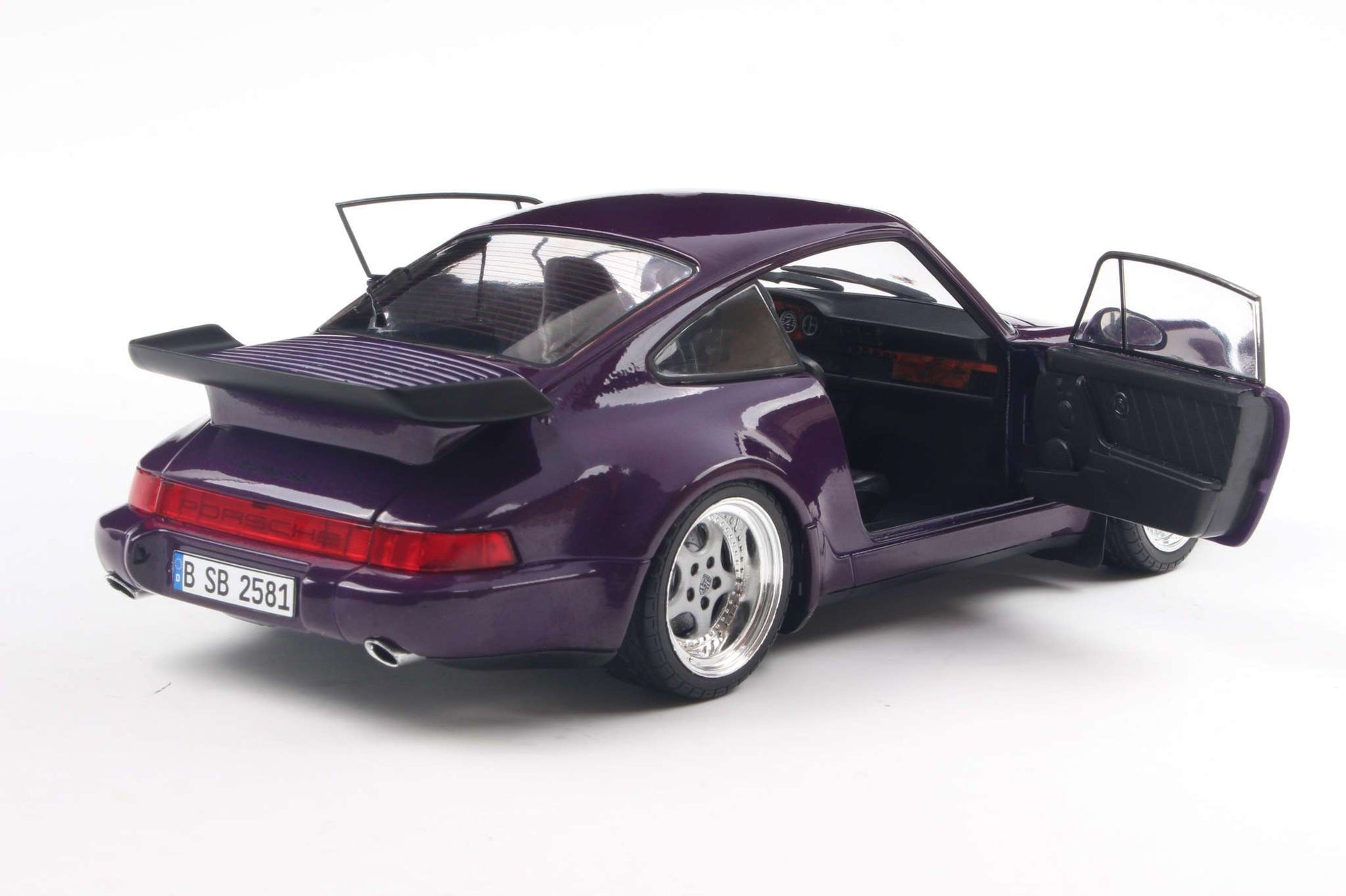 Solido 1990 Porsche 911 (964) Turbo 3.6 Violet Purple Metallic 1:18 STM Diecast Default Title Default Title-