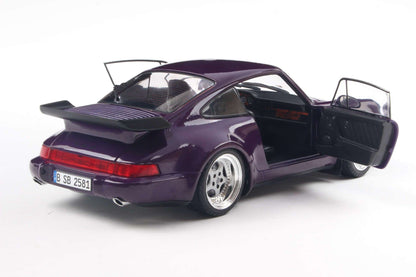 Solido 1990 Porsche 911 (964) Turbo 3.6 Violet Purple Metallic 1:18 STM Diecast Default Title Default Title-