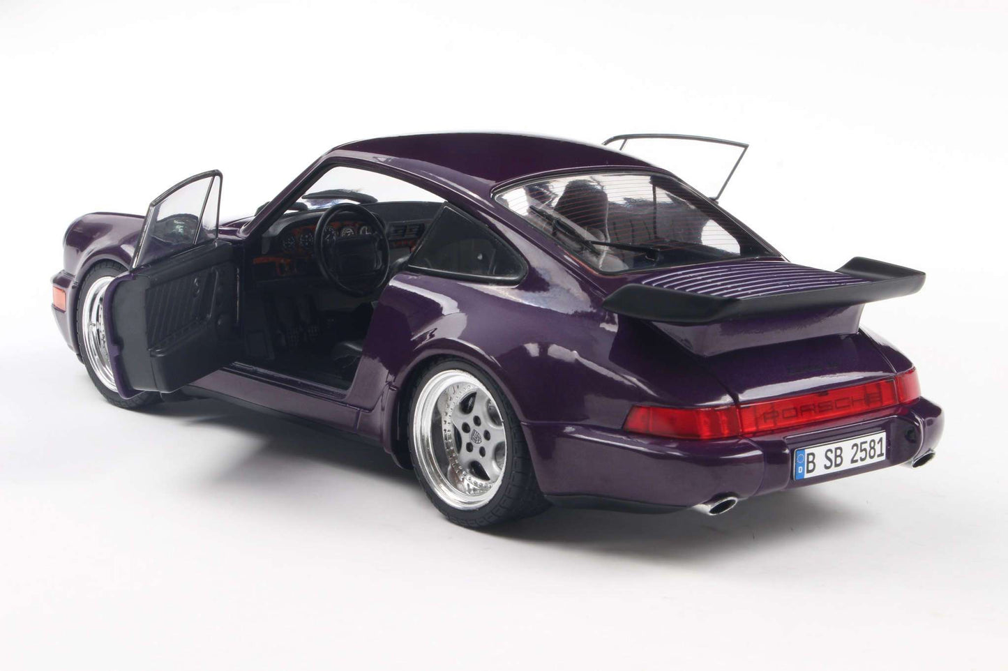 Solido 1990 Porsche 911 (964) Turbo 3.6 Violet Purple Metallic 1:18 STM Diecast Default Title Default Title-