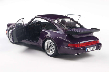 Solido 1990 Porsche 911 (964) Turbo 3.6 Violet Purple Metallic 1:18 STM Diecast Default Title Default Title-