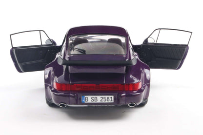 Solido 1990 Porsche 911 (964) Turbo 3.6 Violet Purple Metallic 1:18 STM Diecast Default Title Default Title-