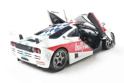 Solido 1996 Mclaren F1 GTR 6.1L V12 Short Tail Team Hollywood #01 Winner De Brasilia White 1:18 Cartsfy Inc.