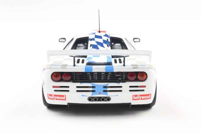 Solido 1996 Mclaren F1 GTR 6.1L V12 Short Tail Team Hollywood #01 Winner De Brasilia White 1:18 Cartsfy Inc.