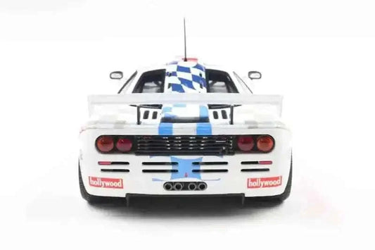 Solido 1996 Mclaren F1 GTR 6.1L V12 Short Tail Team Hollywood #01 Winner De Brasilia White 1:18 Cartsfy Inc.