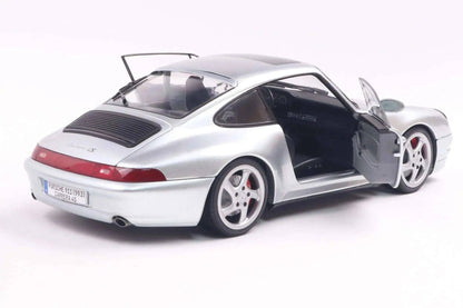 Solido 1996 Porsche 911 (993) Carrera 4S Coupe Polar Silver 1:18 STM Diecast Default Title Default Title-