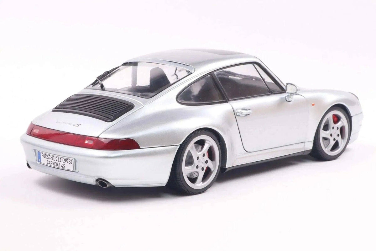 Solido 1996 Porsche 911 (993) Carrera 4S Coupe Polar Silver 1:18 STM Diecast Default Title Default Title-