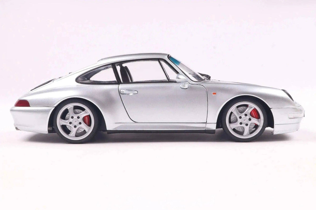 Solido 1996 Porsche 911 (993) Carrera 4S Coupe Polar Silver 1:18 STM Diecast Default Title Default Title-