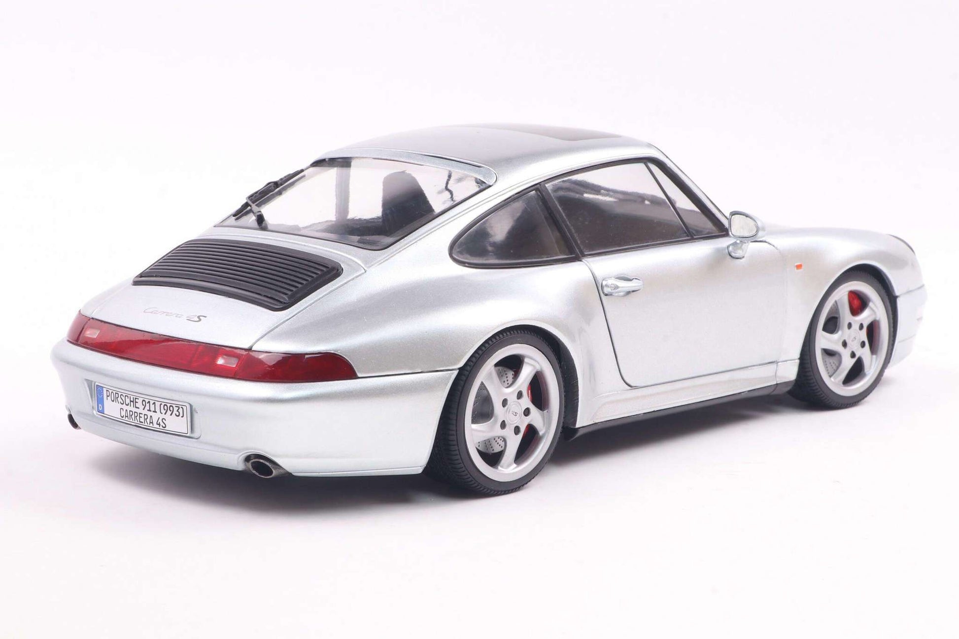 Solido 1996 Porsche 911 (993) Carrera 4S Coupe Polar Silver 1:18 STM Diecast Default Title Default Title-