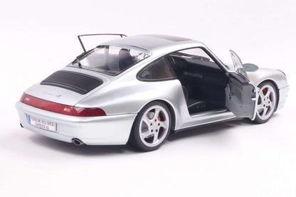 Solido 1996 Porsche 911 (993) Carrera 4S Coupe Polar Silver 1:18 Cartsfy Inc.