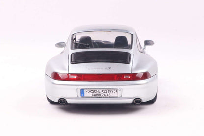 Solido 1996 Porsche 911 (993) Carrera 4S Coupe Polar Silver 1:18 STM Diecast Default Title Default Title-