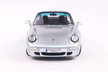 Solido 1996 Porsche 911 (993) Carrera 4S Coupe Polar Silver 1:18 STM Diecast Default Title Default Title-