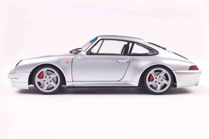 Solido 1996 Porsche 911 (993) Carrera 4S Coupe Polar Silver 1:18 STM Diecast Default Title Default Title-
