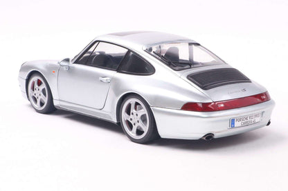 Solido 1996 Porsche 911 (993) Carrera 4S Coupe Polar Silver 1:18 Cartsfy Inc.