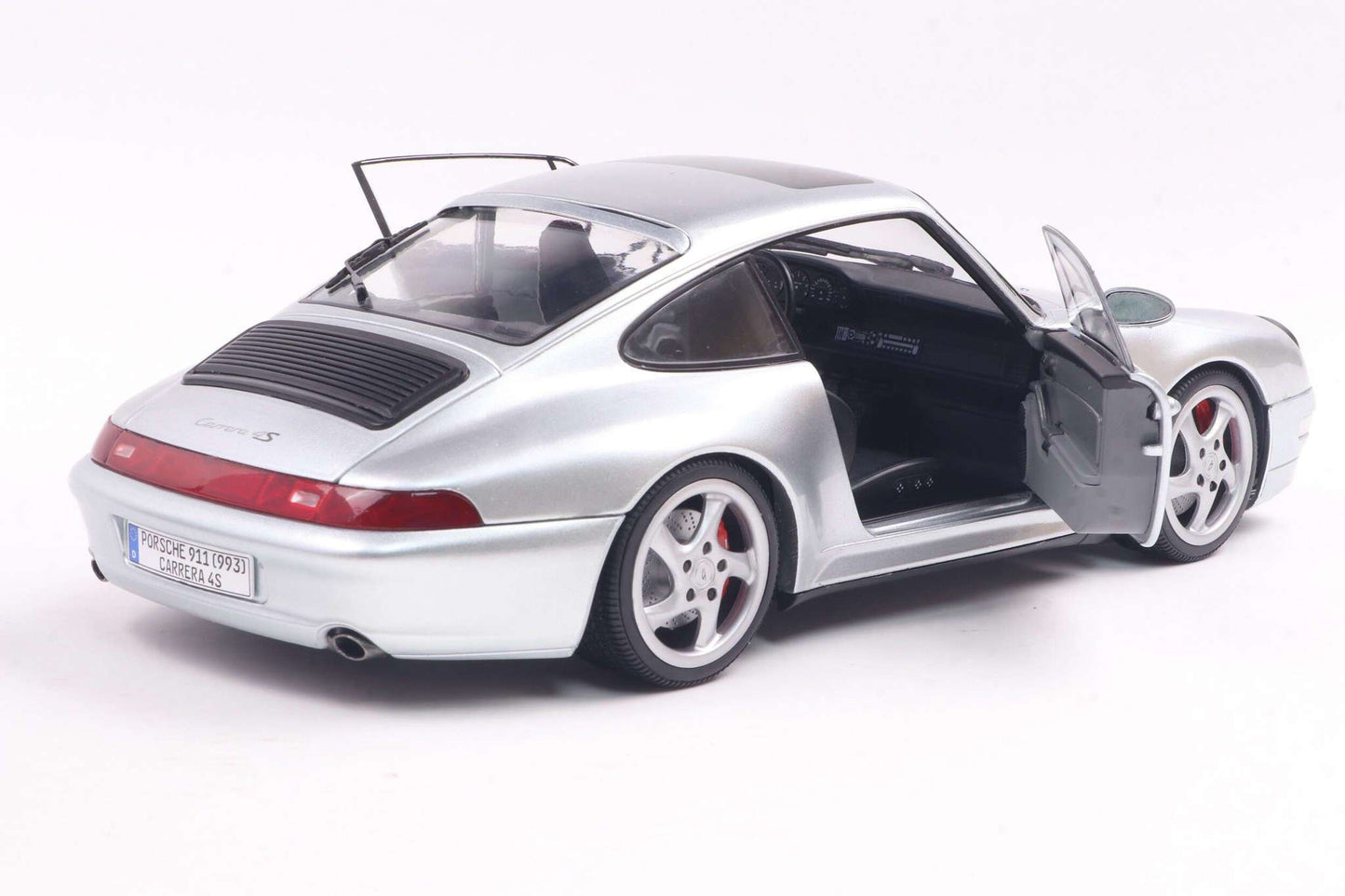 Solido 1996 Porsche 911 (993) Carrera 4S Coupe Polar Silver 1:18 STM Diecast Default Title Default Title-