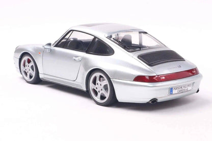Solido 1996 Porsche 911 (993) Carrera 4S Coupe Polar Silver 1:18 STM Diecast Default Title Default Title-