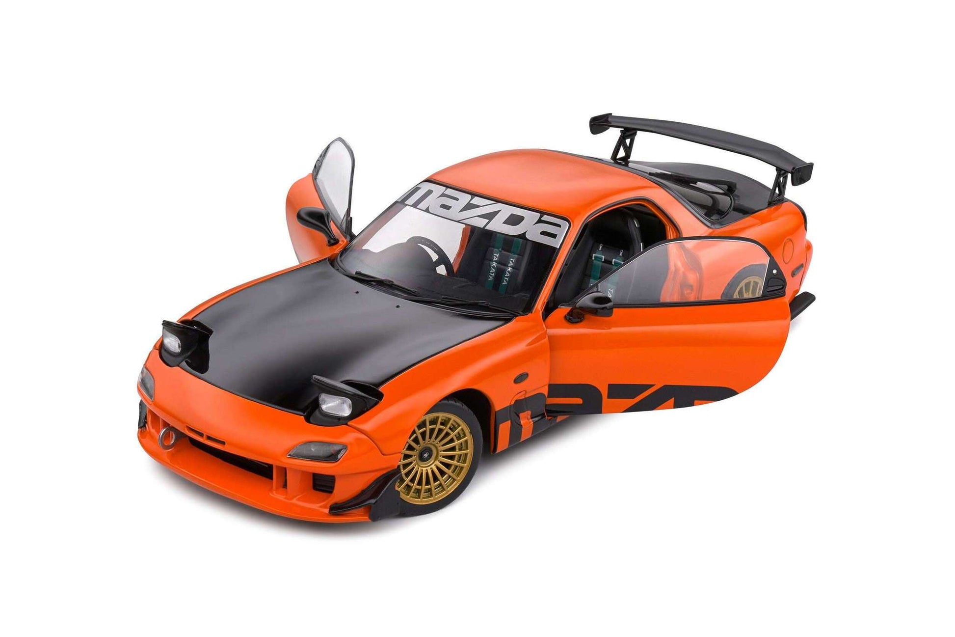 Solido 1999 Mazda RX7 FD3RS Solido Works Orange 1:18 Cartsfy Inc.